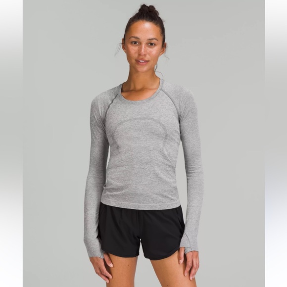 lululemon athletica Tops - NWT Lululemon Swiftly Tech Grey Long Sleeve Size 0